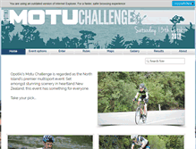 Tablet Screenshot of motuchallenge.co.nz